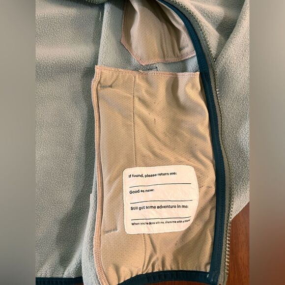 REI Co-Op Trailsmith Polartec Fleece Zip Up Jacket Kids M 10-12 Outdoor Warm - Picture 5 of 7